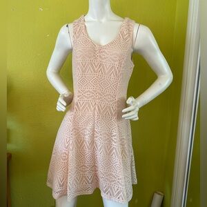 Baby Pink Paper Doll Mini Sundress